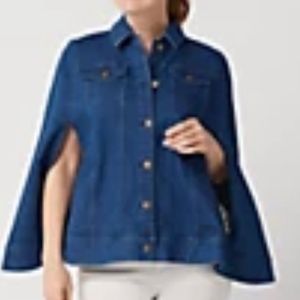 Denim Cape